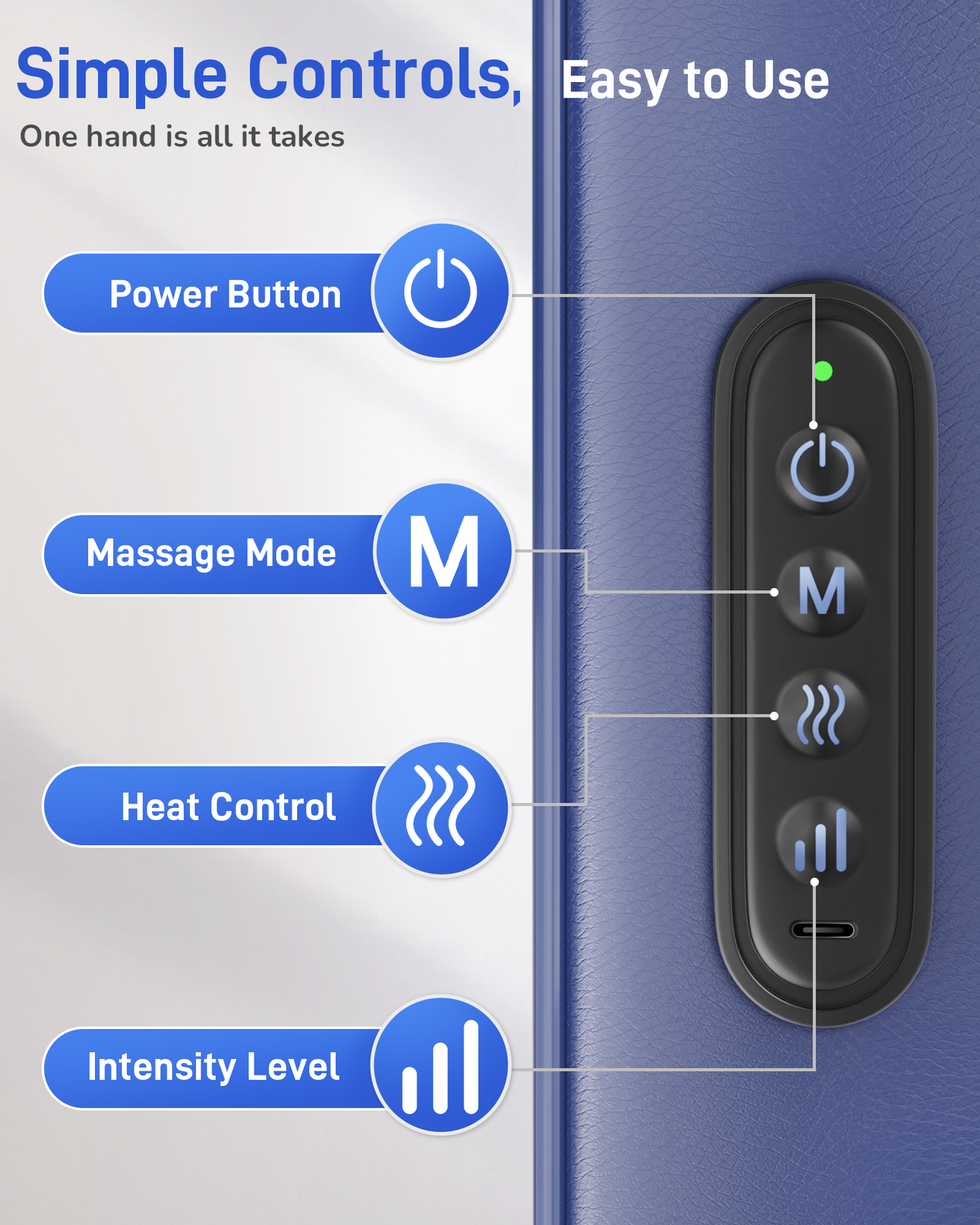 Neck and Shoulder Massager with Heat : Cordless Shiatsu Neck Massager for Pain Relief Deep Tissue - 3 Modes, 2 Intensity & 2 Heat, Daily Comfort for Desk Workers, At-Home Use, Women, Men